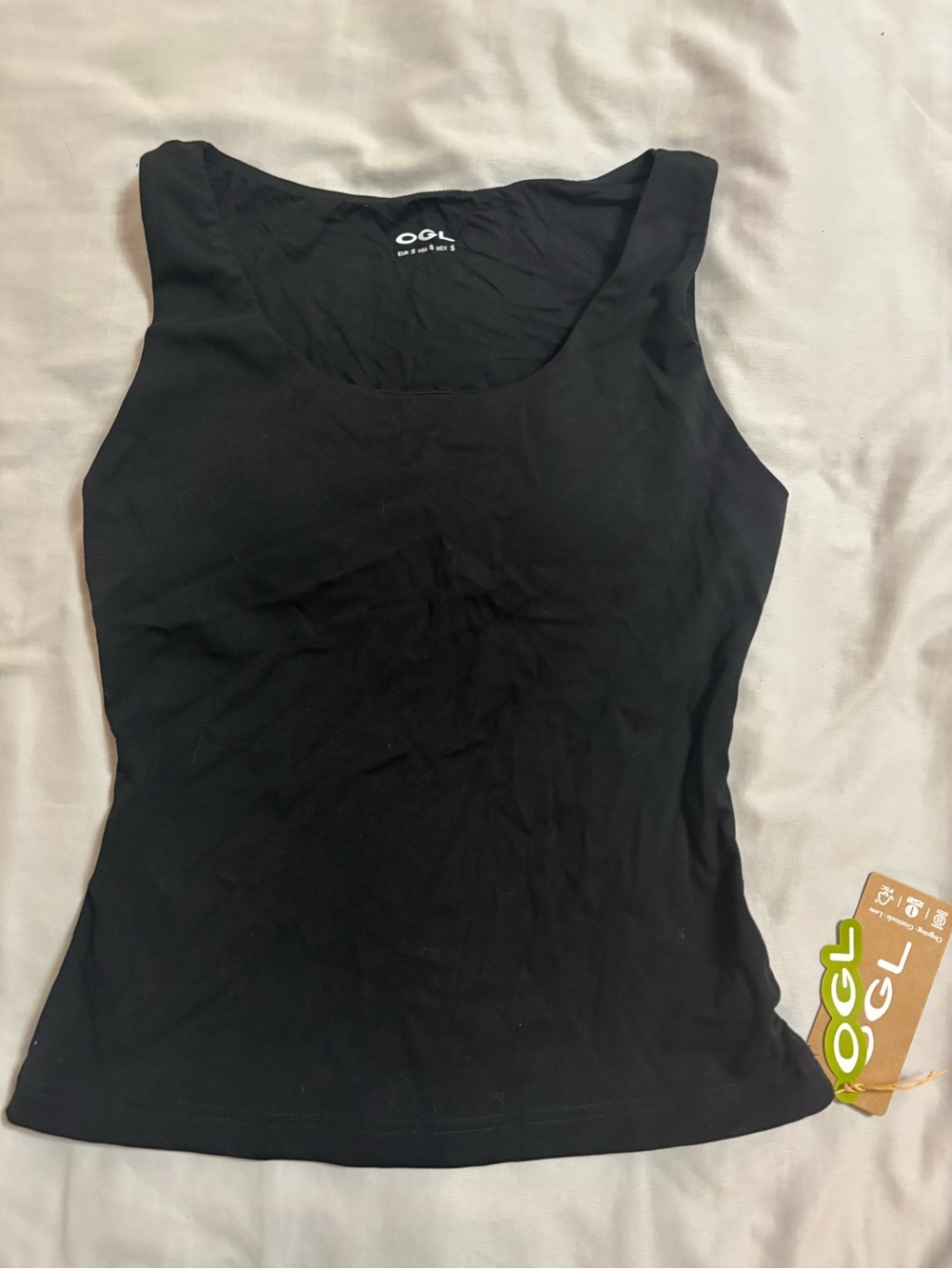 OGL Black Scoop Neck Tank Top